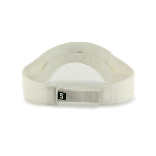 Michigan State Spartans 47 Brand White Clean Up VISOR