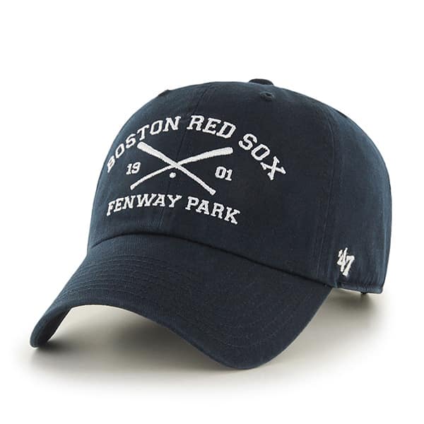 Boston Red Sox 47 Brand Navy Crossing Bats Clean Up Adjustable Hat