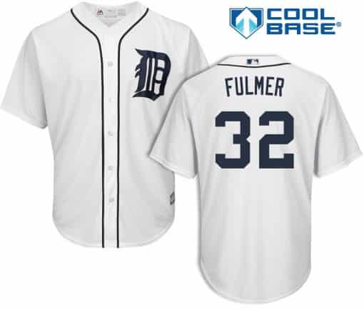 Michael Fulmer Detroit Tigers Cool Base Replica Home Jersey