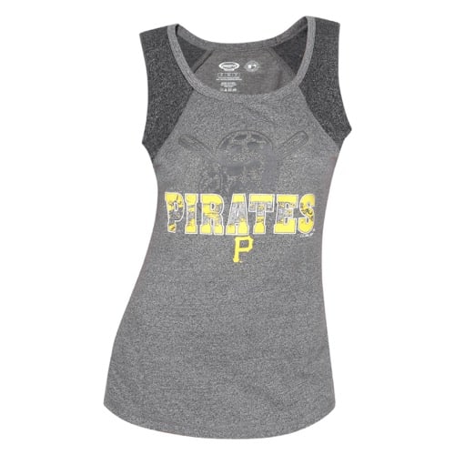 Pittsburgh Pirates Women's Gray Trademark Tank Top