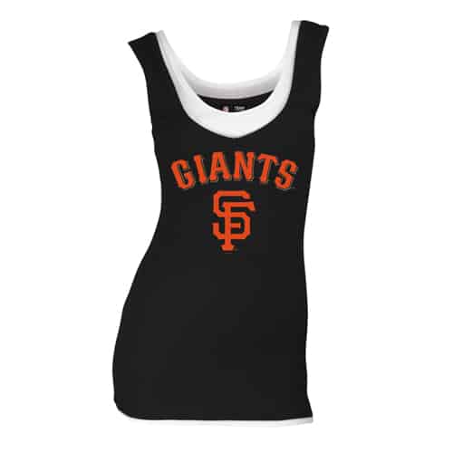 San Francisco Giants Womens Black Keynote Tank Top - Detroit Game Gear