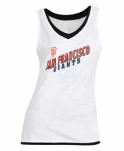 San Francisco Giants Womens White Fusion Tank Top