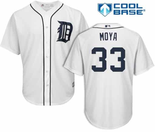 Steven Moya Detroit Tigers Cool Base Replica Home Jersey