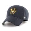 Milwaukee Brewers KIDS 47 Brand Navy MVP Adjustable Hat