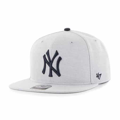 New York Yankees 47 Brand Gray Boreland Captain Adjustable Hat
