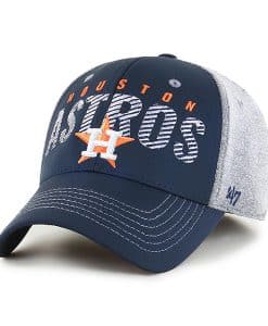 Houston Astros 47 Brand Gray Berwick Contender Stretch Fit Hat