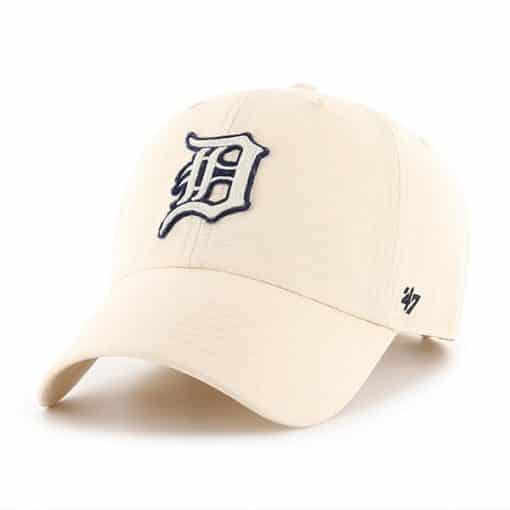 Detroit Tigers 47 Brand Natural Chainlink Clean Up Adjustable Hat