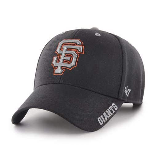 San Francisco Giants 47 Brand Black Defrost MVP Adjustable Hat