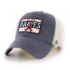 Atlanta Braves 47 Brand Vintage Navy Clean Up Mesh Snapback Hat