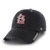 St. Louis Cardinals 47 Brand Charcoal Ice Clean Up Adjustable Hat