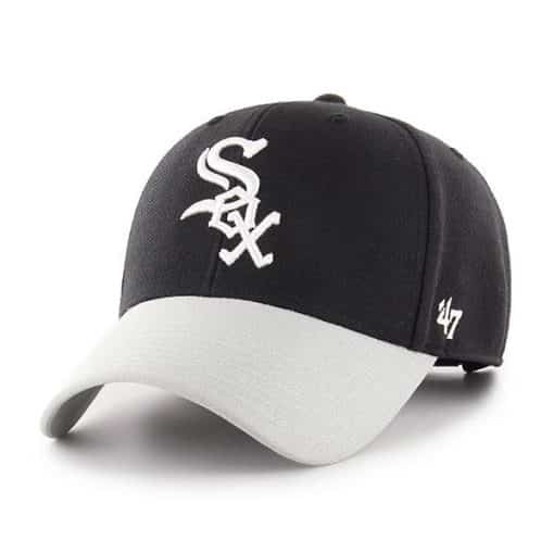 Chicago White Sox 47 Brand Black Gray MVP Adjustable Hat