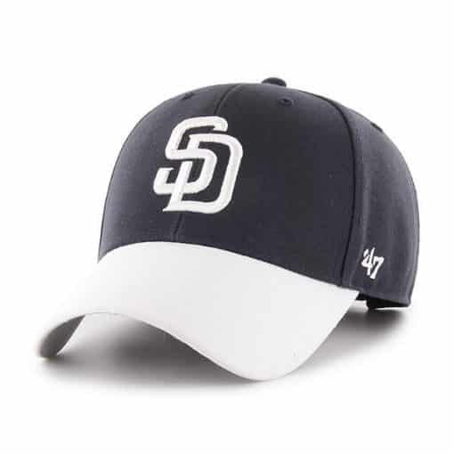 San Diego Padres 47 Brand Navy Two Tone MVP Adjustable Hat