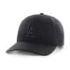 Los Angeles Dodgers 47 Brand Black No Shot Clean Up Adjustable Hat