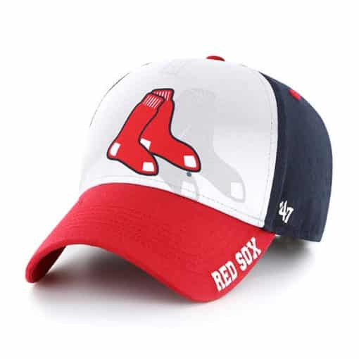 Boston Red Sox KIDS 47 Brand Navy Offset MVP Adjustable Hat
