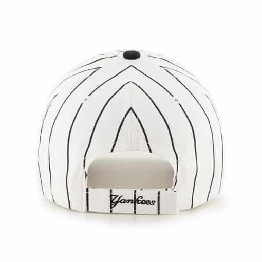 New York Yankees KIDS 47 Brand White Navy Pinstripe Adjustable Hat - Image 2