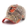 Baltimore Orioles 47 Brand Realtree Camo Frost MVP Adjustable Hat