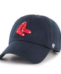 Boston Red Sox 47 Brand Socks Navy Clean Up Adjustable Hat