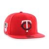 Minnesota Twins 47 Brand Red Sure Shot Adjustable Hat