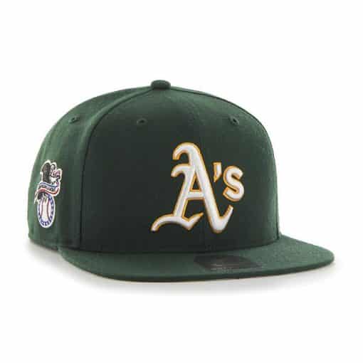 Oakland Athletics Sure Shot Dark Green 47 Brand Adjustable Hat - Image 3