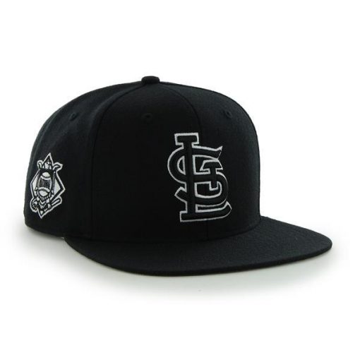 St. Louis Cardinals Sure Shot Black 47 Brand Adjustable Hat - Image 2