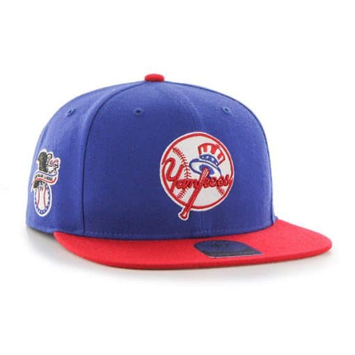 New York Yankees 47 Brand Blue Red Classic Sure Shot Adjustable Hat