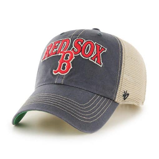 Boston Red Sox 47 Brand Tuscaloosa Vintage Navy Clean Up Adjustable Hat
