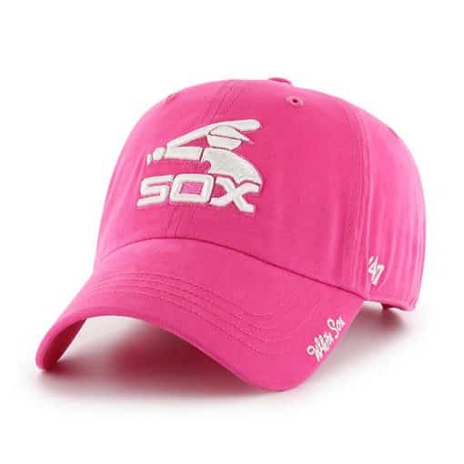 Chicago White Sox Women's 47 Brand Pink Miata Clean Up Adjustable Hat