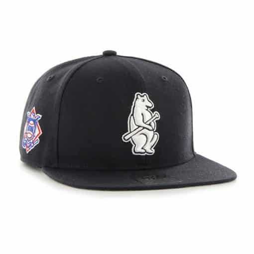 Chicago Cubs 47 Brand Navy Sure Shot Snapback Hat