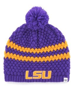 Louisiana State LSU Tigers Women's 47 Brand Purple Kendall Beanie Hat