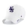 Kansas State Wildcats Women's 47 Brand White Clean Up Adjustable Hat