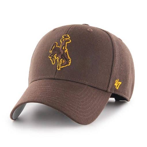 Wyoming Cowboys 47 Brand Brown MVP Adjustable Hat