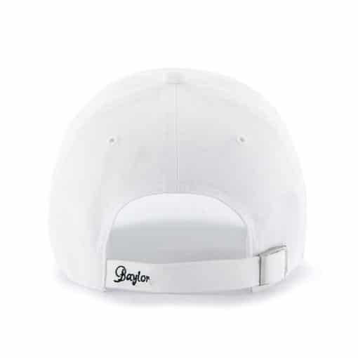 Baylor Bears Women's 47 Brand Sparkle White Clean Up Adjustable Hat - Image 2