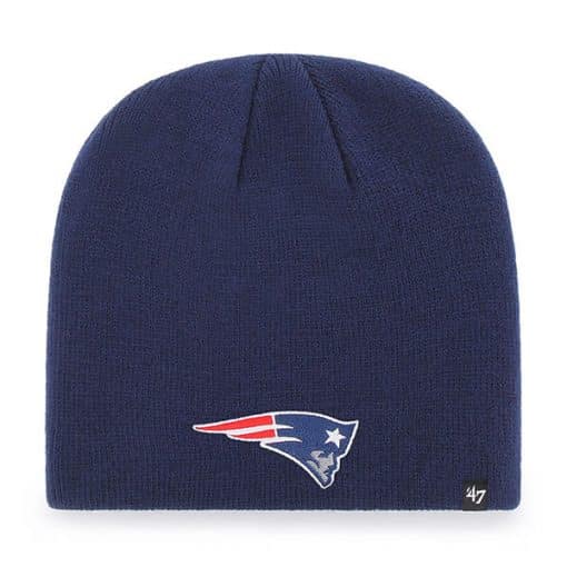 New England Patriots 47 Brand Light Navy Knit Beanie Hat
