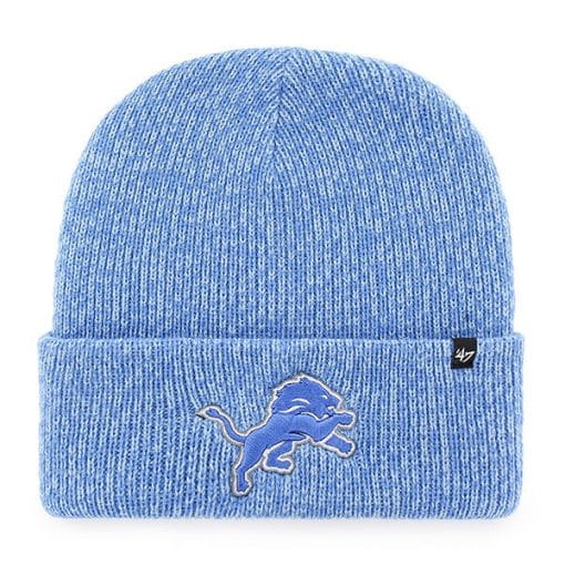 Detroit Lions 47 Brand Blue Raz Brain Freeze Cuff Knit Hat