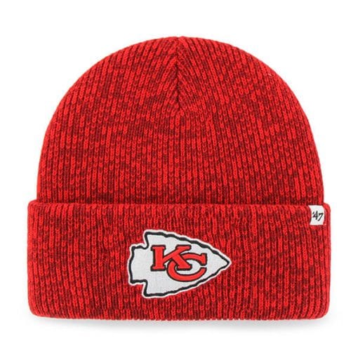 Kansas City Chiefs 47 Brand Red Brain Freeze Cuff Knit Hat