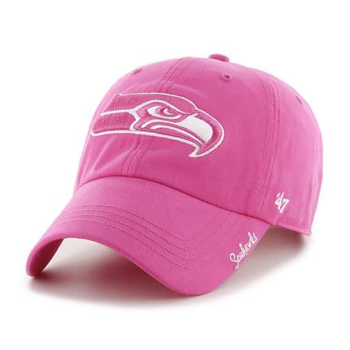 Seattle Seahawks Women's 47 Brand Pink Clean Up Hat