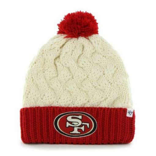 San Francisco 49ers Women's 47 Brand Natural Matterhorn Cuff Knit Hat