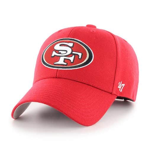 San Francisco 49ers 47 Brand Red MVP Adjustable Hat