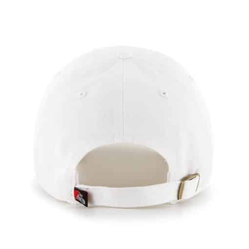 Cleveland Browns Clean Up White 47 Brand Adjustable Hat - Detroit Game Gear