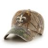 New Orleans Saints 47 Brand Camo Realtree Clean Up Adjustable Hat