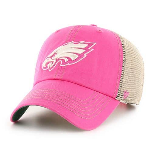 Philadelphia Eagles 47 Brand Pink Trawler Clean Up Mesh Adjustable Hat