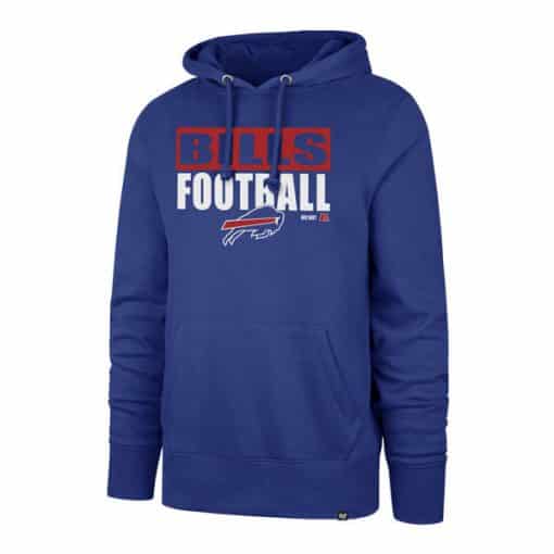 Buffalo Bills Men's 47 Brand Royal Blue Pullover Hoodie