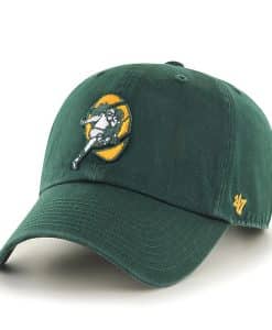 Green Bay Packers 47 Brand Classic Dark Green Clean Up Adjustable Hat