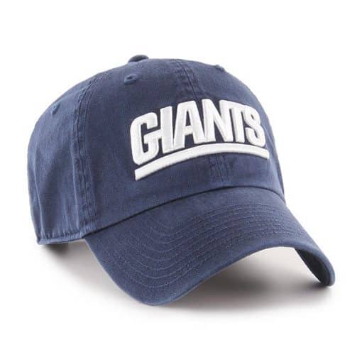 New York Giants 47 Brand Navy Legacy Clean Up Adjustable Hat