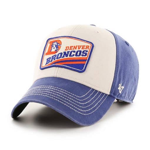 Denver Broncos 47 Brand Vintage Blue Upland MVP Adjustable Hat