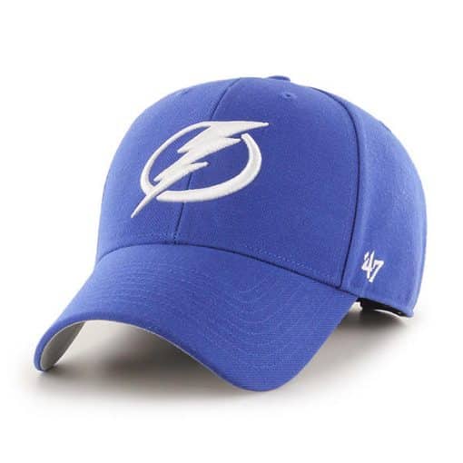 Tampa Bay Lightning 47 Brand Blue MVP Adjustable Hat