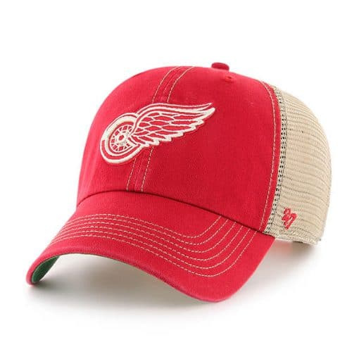 Detroit Red Wings 47 Brand Red Trawler Adjustable Hat