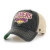 '47 Brand Los Angeles Lakers MVP Adjustable Hat - Black Wool Blend, Structured Crown, Raised Embroidery