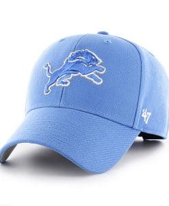 Detroit Lions 47 Brand Blue Raz MVP Adjustable Hat