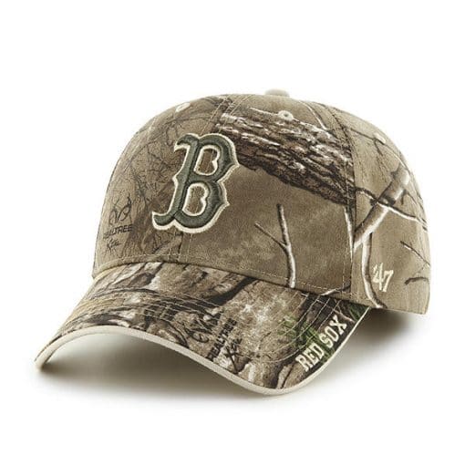 Boston Red Sox 47 Brand Realtree Camo Clean Up Adjustable Hat